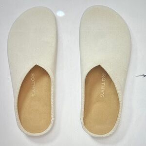 Rothy's Elegant Cream Women's Slippers- Casual Clog.